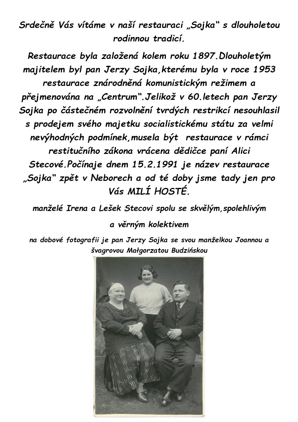 Srdečně Vám vítáme v-1